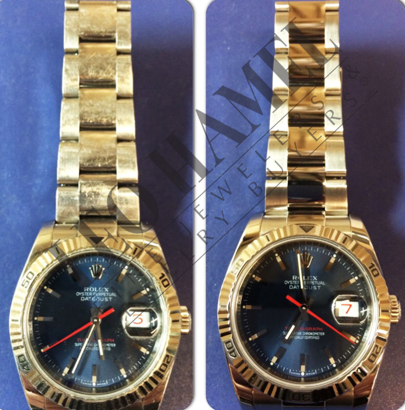 rolex service before and after