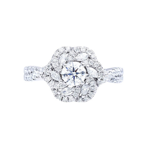 vera wang rose engagement ring