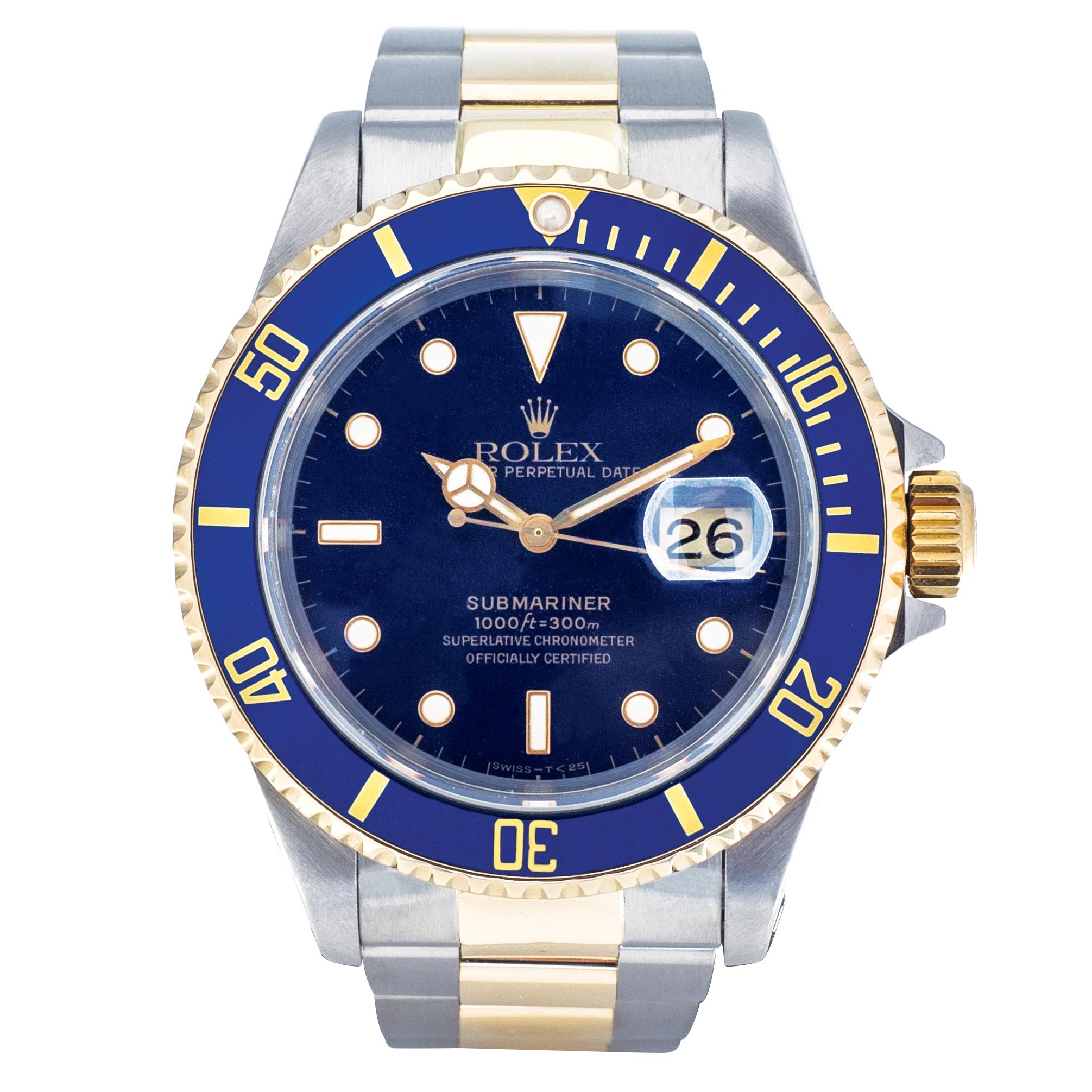 Rolex Submariner Two-Tone Yellow Gold & Steel Rolesor