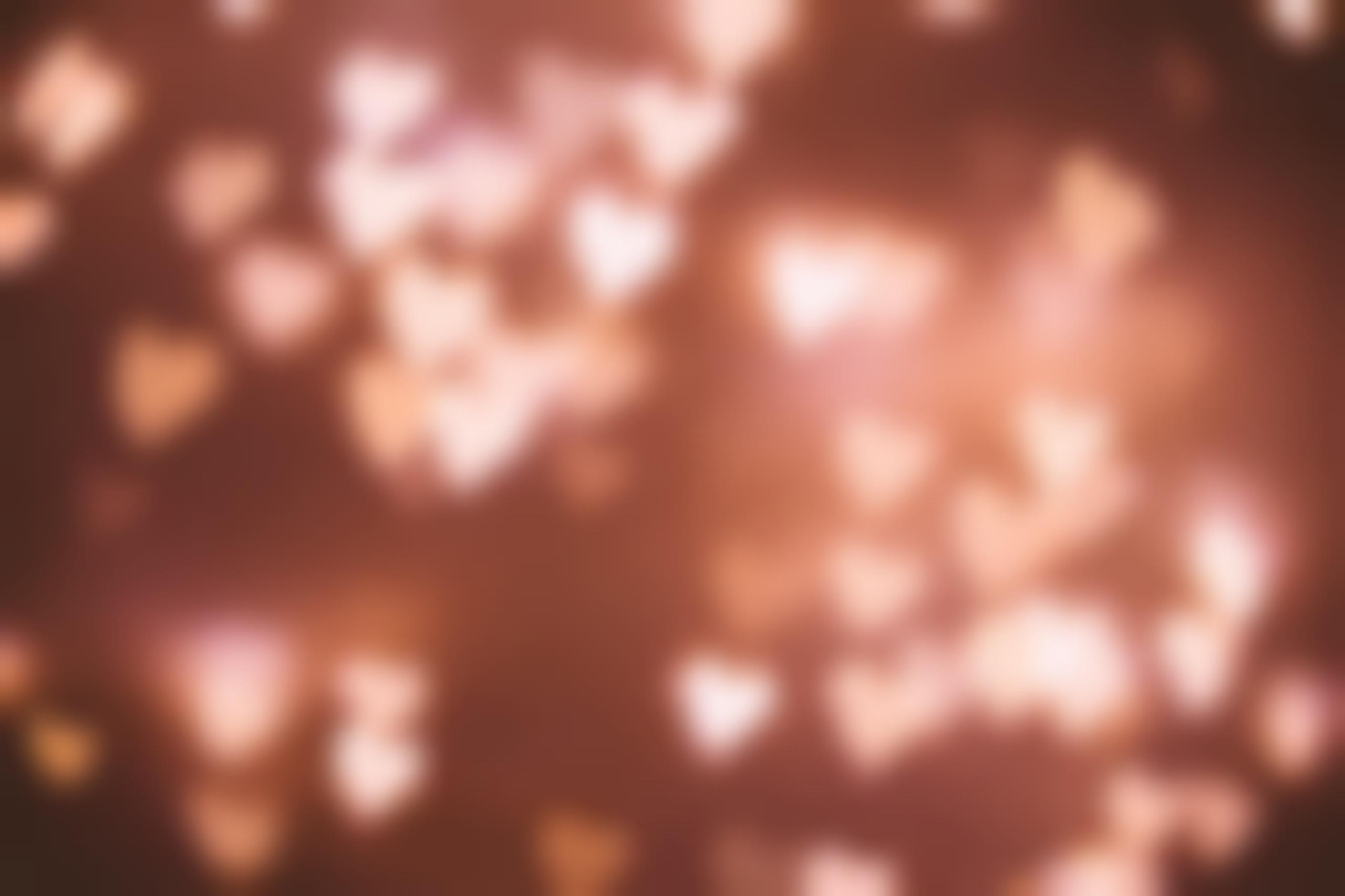 Rose gold multi-heart background.