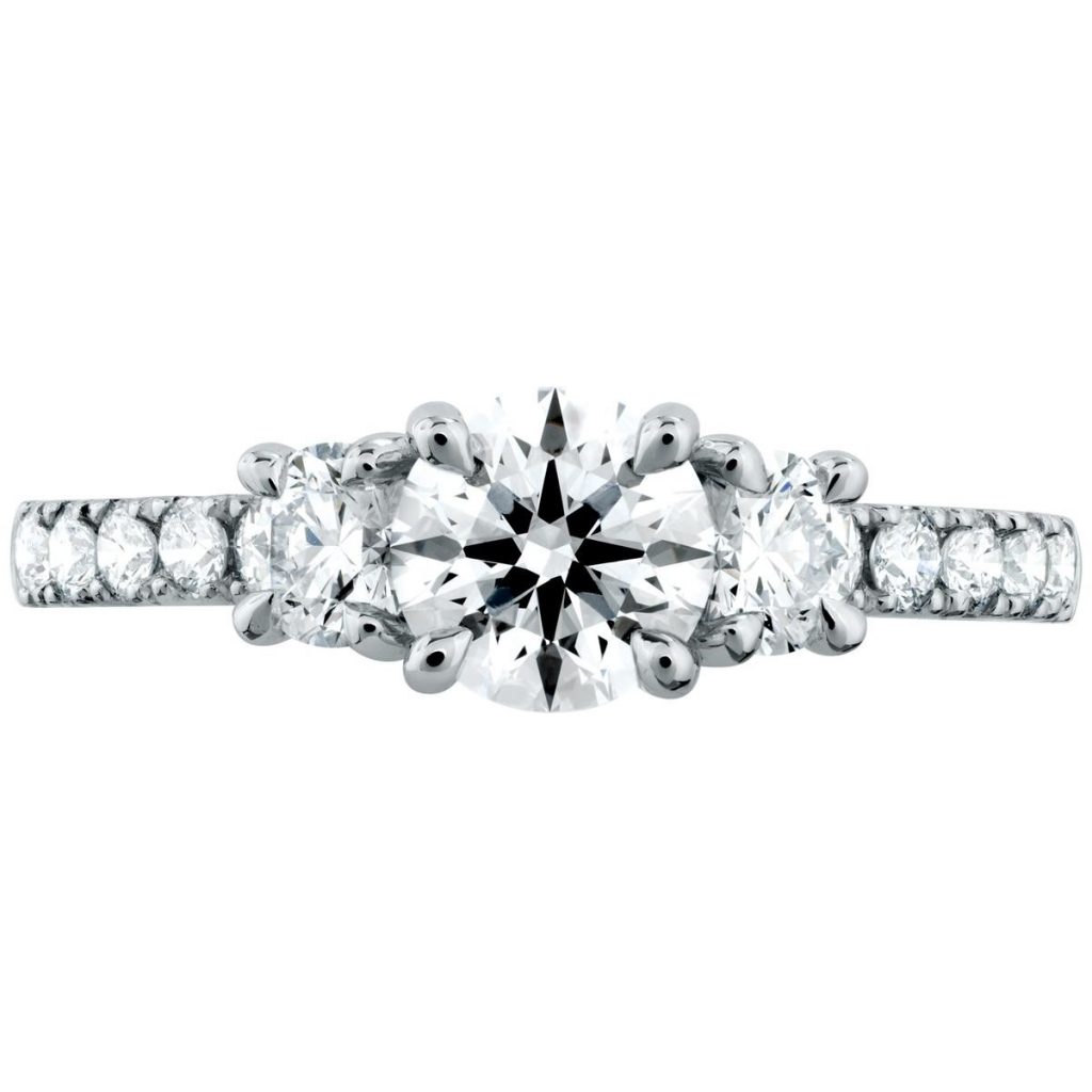 image of hearts on fire engagement ring