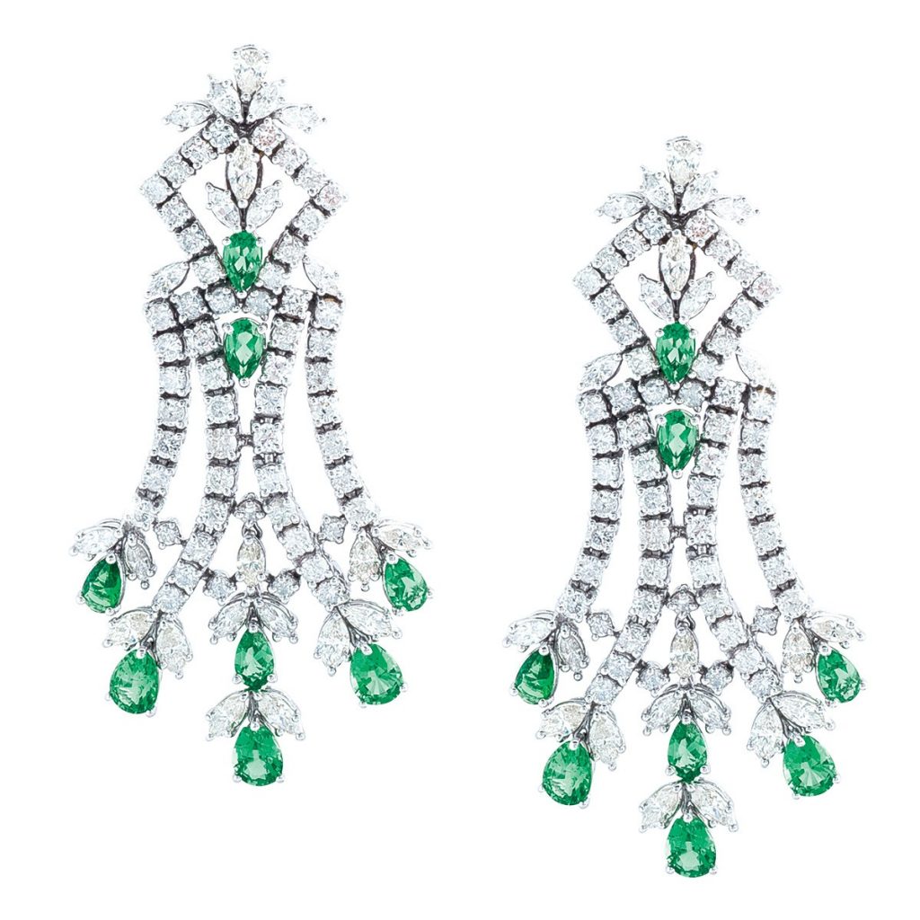 image of emerald earrings may birthstone