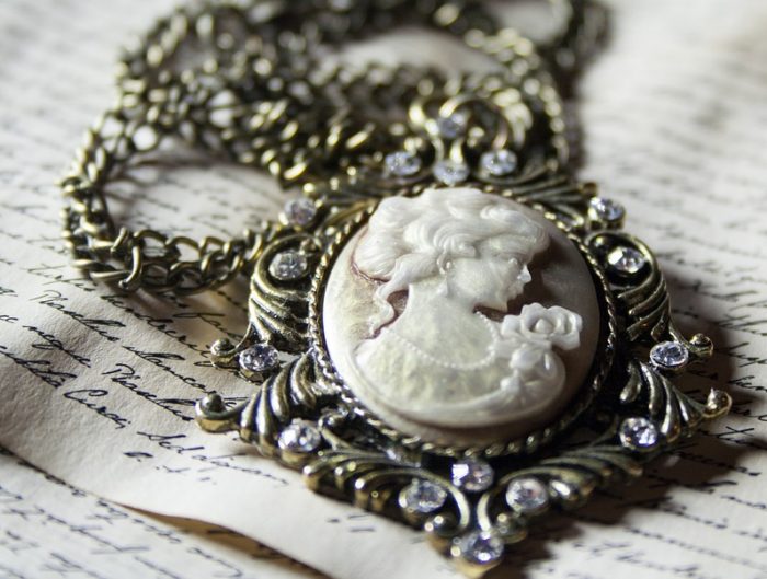 Antique cameo pendant.