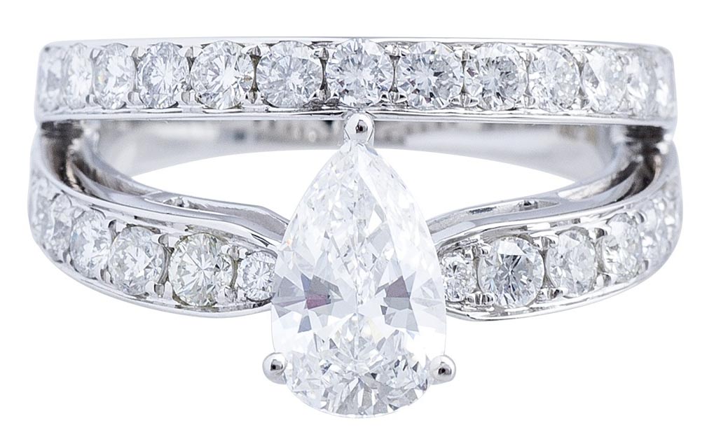 pear-cut-engagement-ring-with-double-band