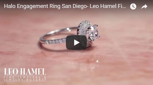 halo engagement ring