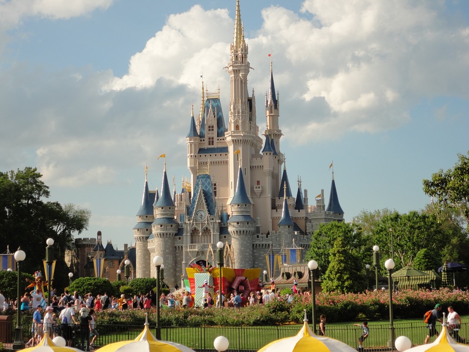 Cinderella’s Castle at Disney World in Orlando, Florida.