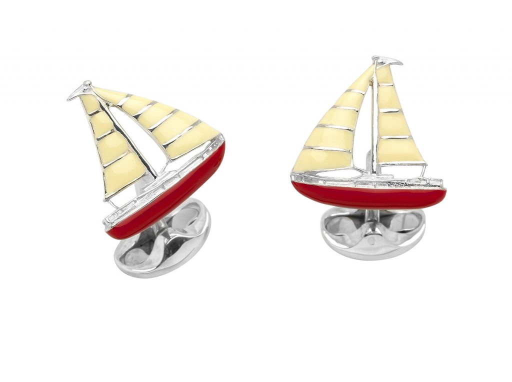 image of yacht cufflinks gifts for him