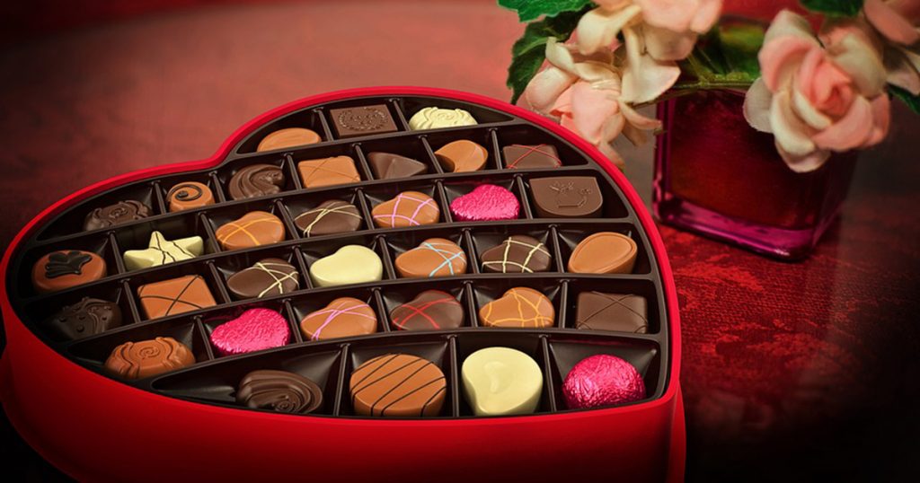 image of valentine's day box of chocolates