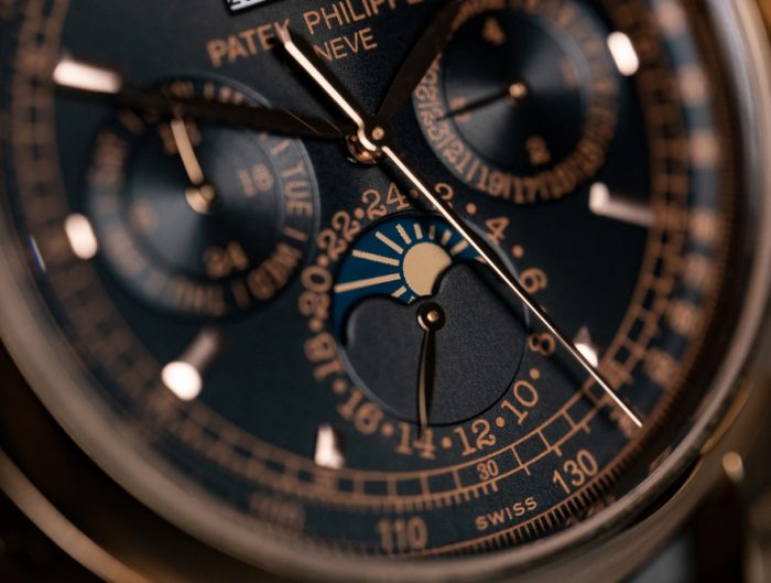 upclose shot of a Patek Phillipe watch