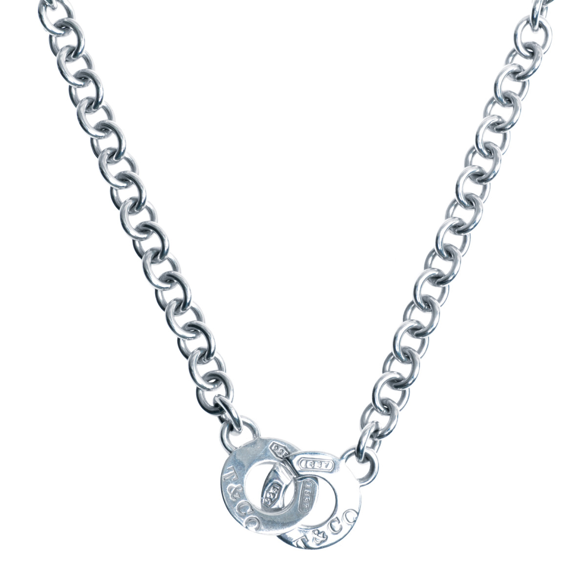 tiffany interlocking ring necklace