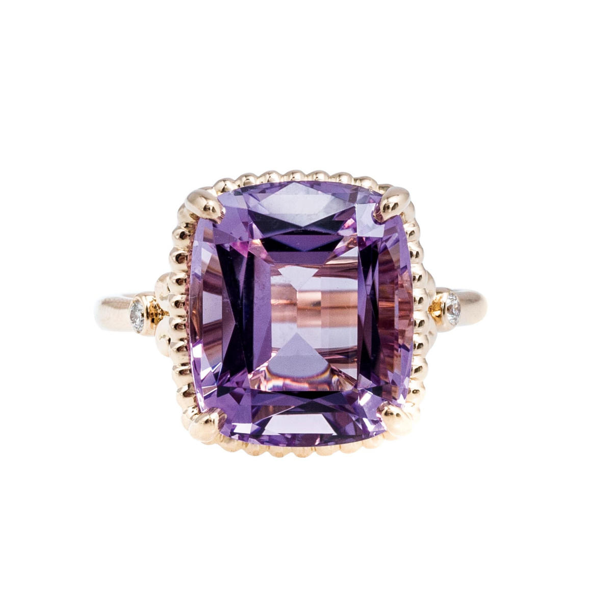 Vintage Tiffany & Co. 5.73 CTW Amethyst & Diamond Tiffany Sparklers Ring