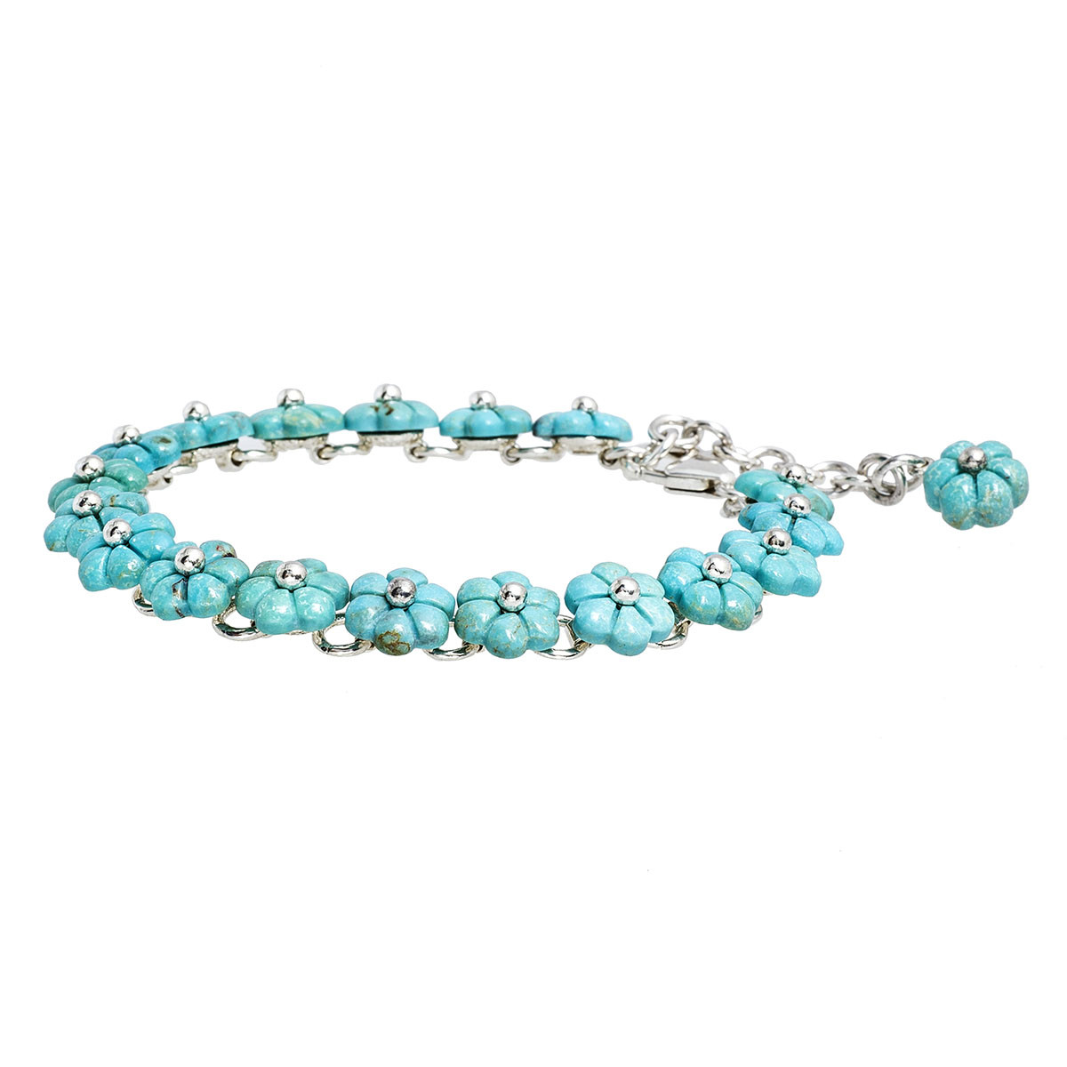 Vintage Turquoise Tennis Bracelet