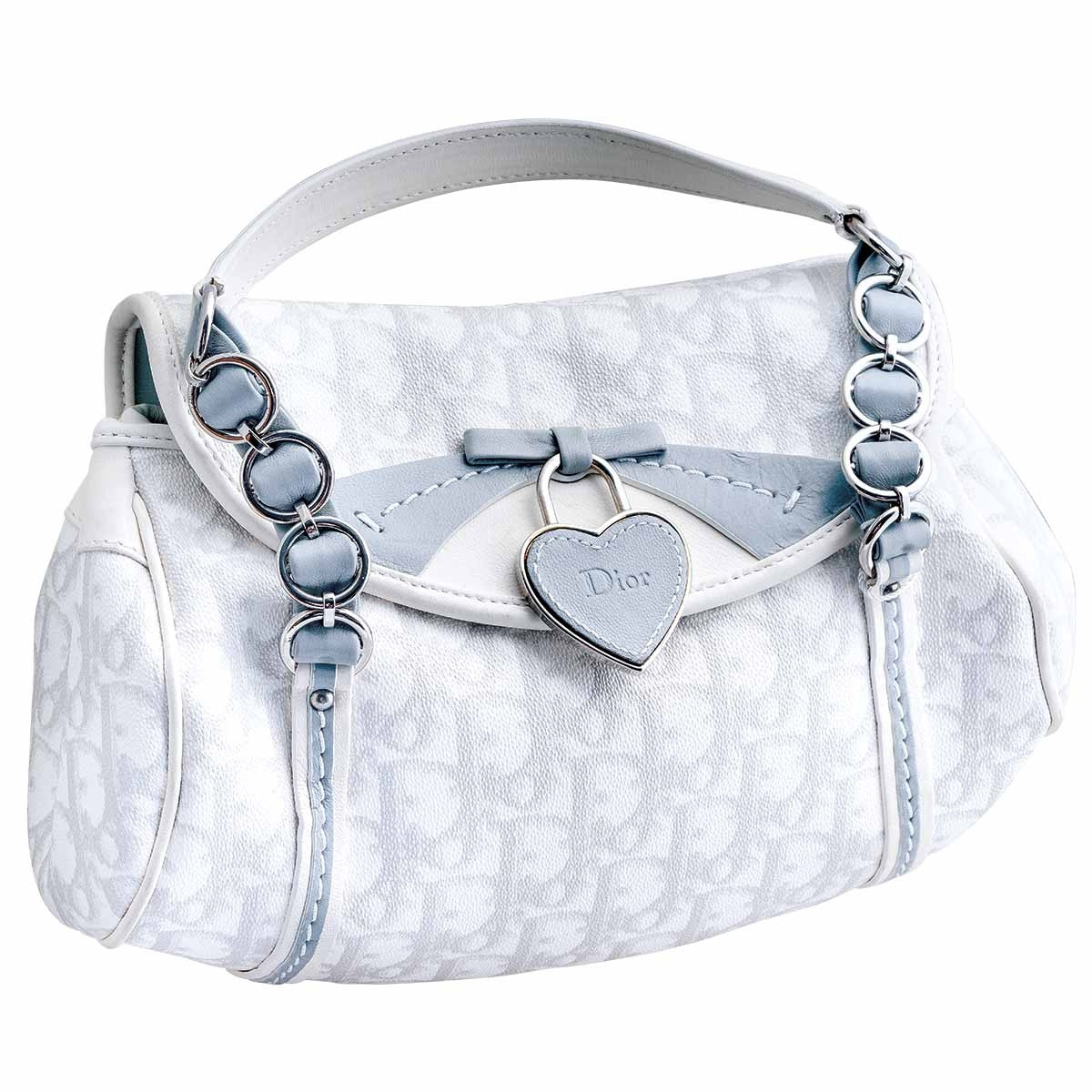 Christian Dior 2007 Trotter Handbag White – AMORE Vintage Tokyo