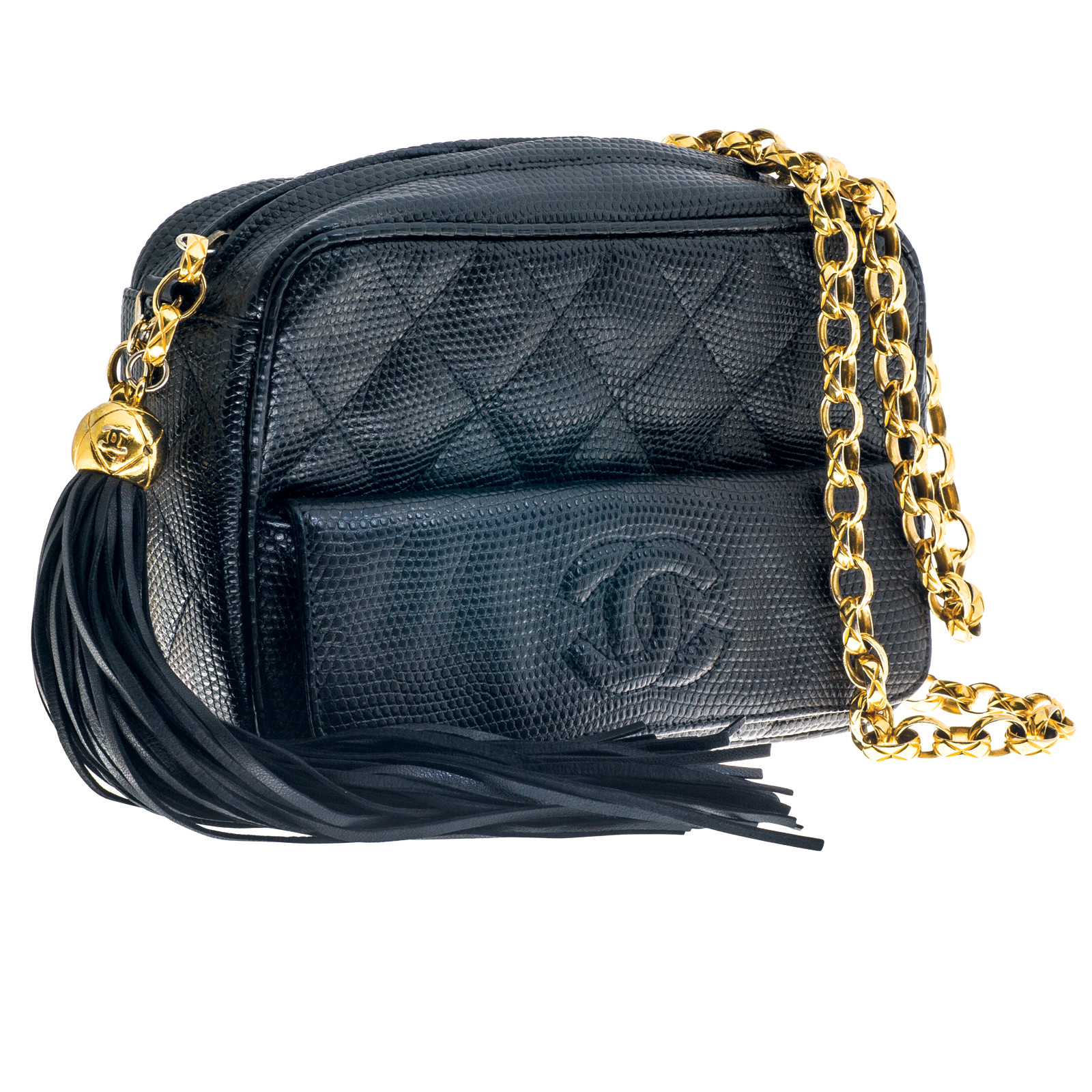 Vintage Chanel Lizard Camera Bag