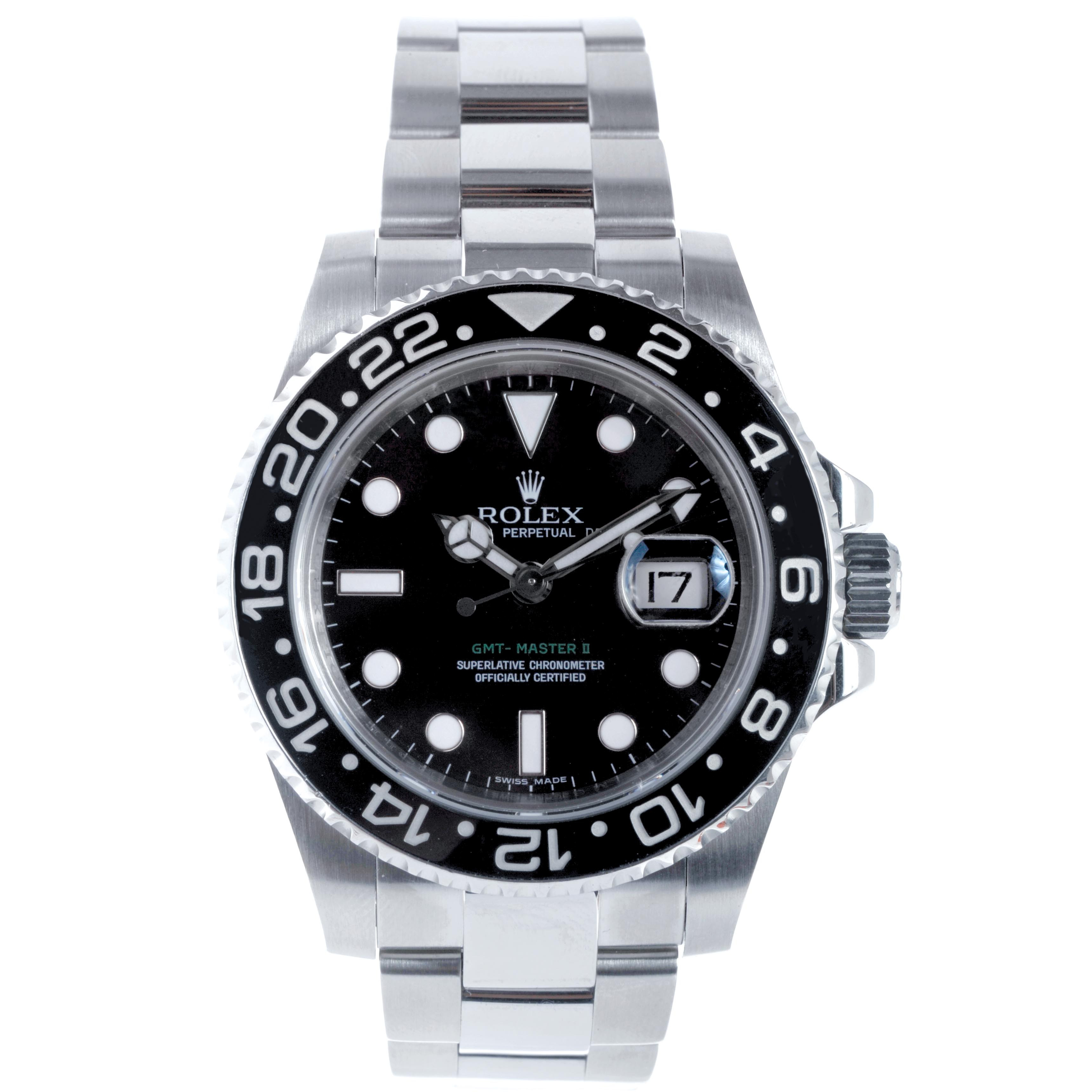 rolex gmt master pre owned