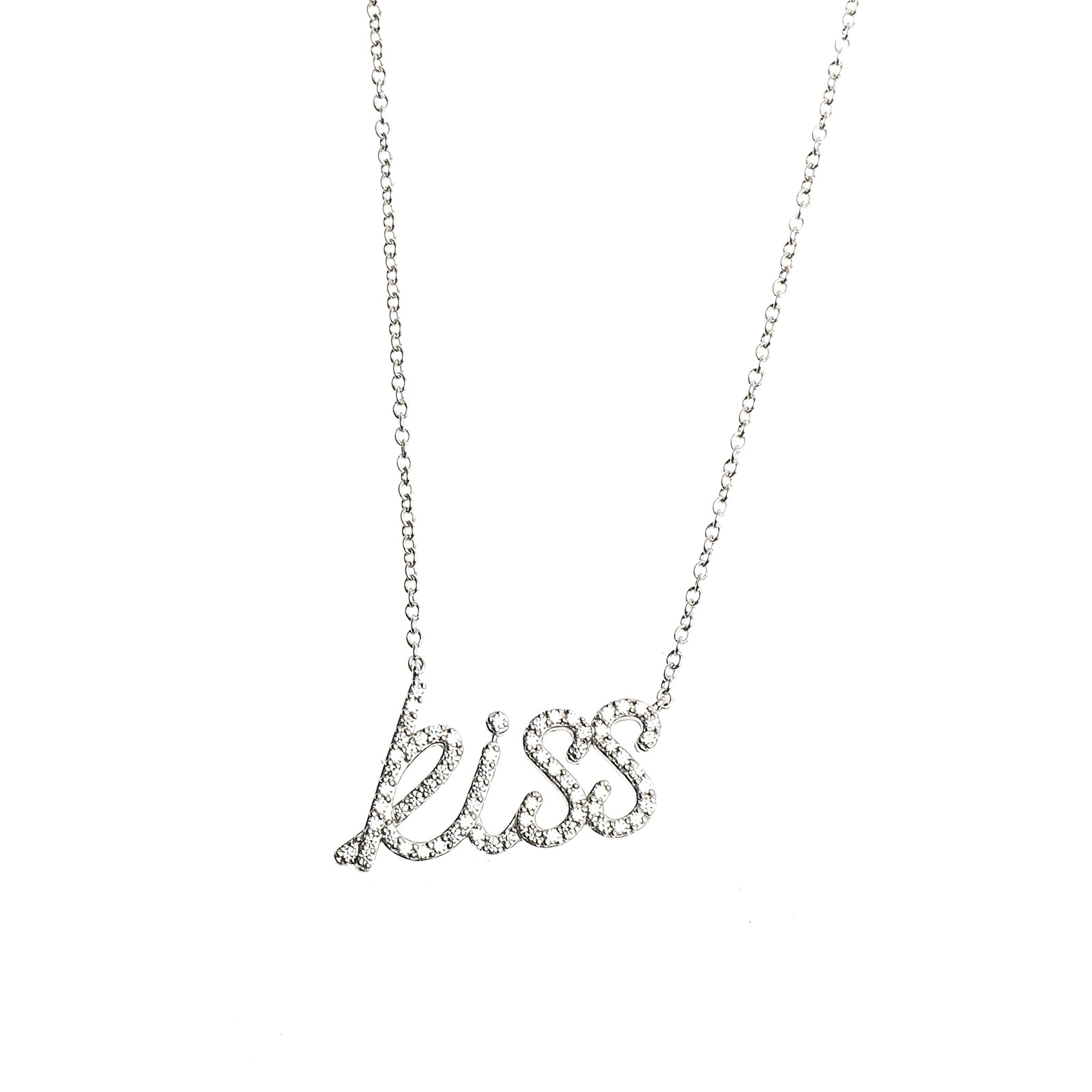 tiffany kiss necklace