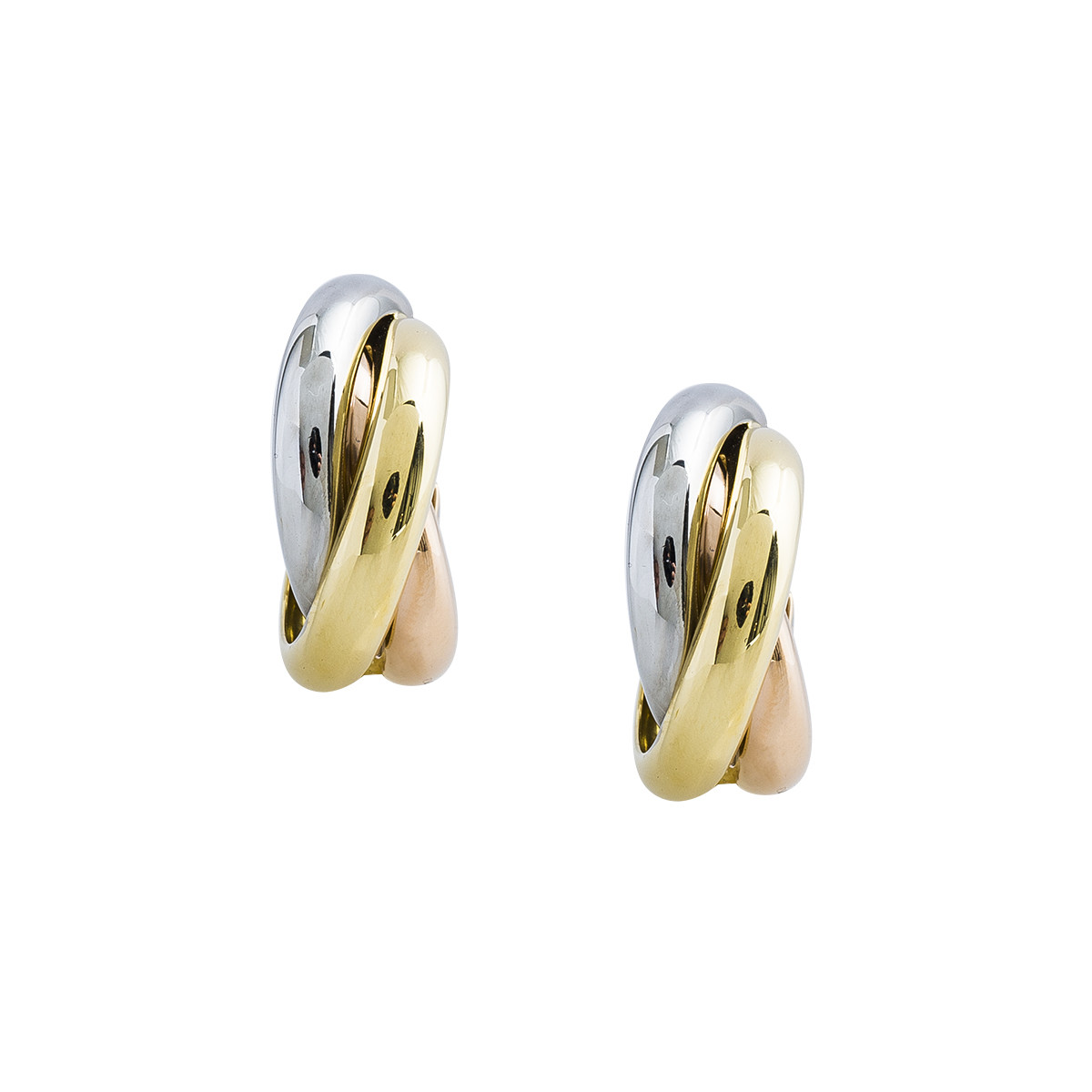 vintage cartier trinity earrings