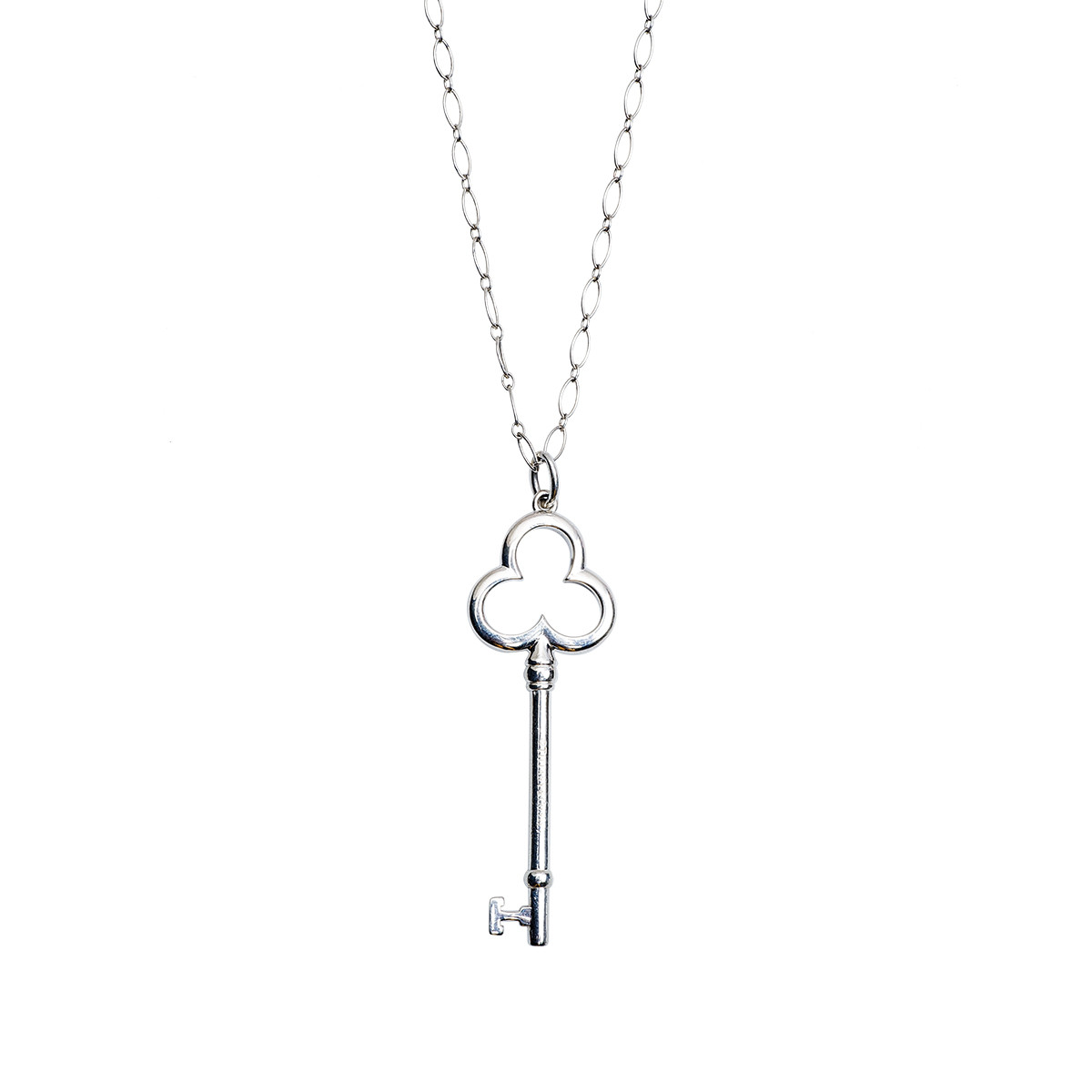 tiffany trefoil key pendant