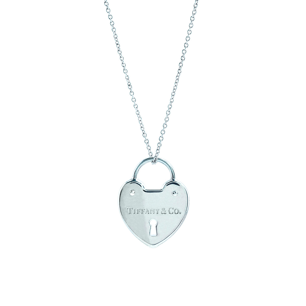 tiffany and co heart lock necklace