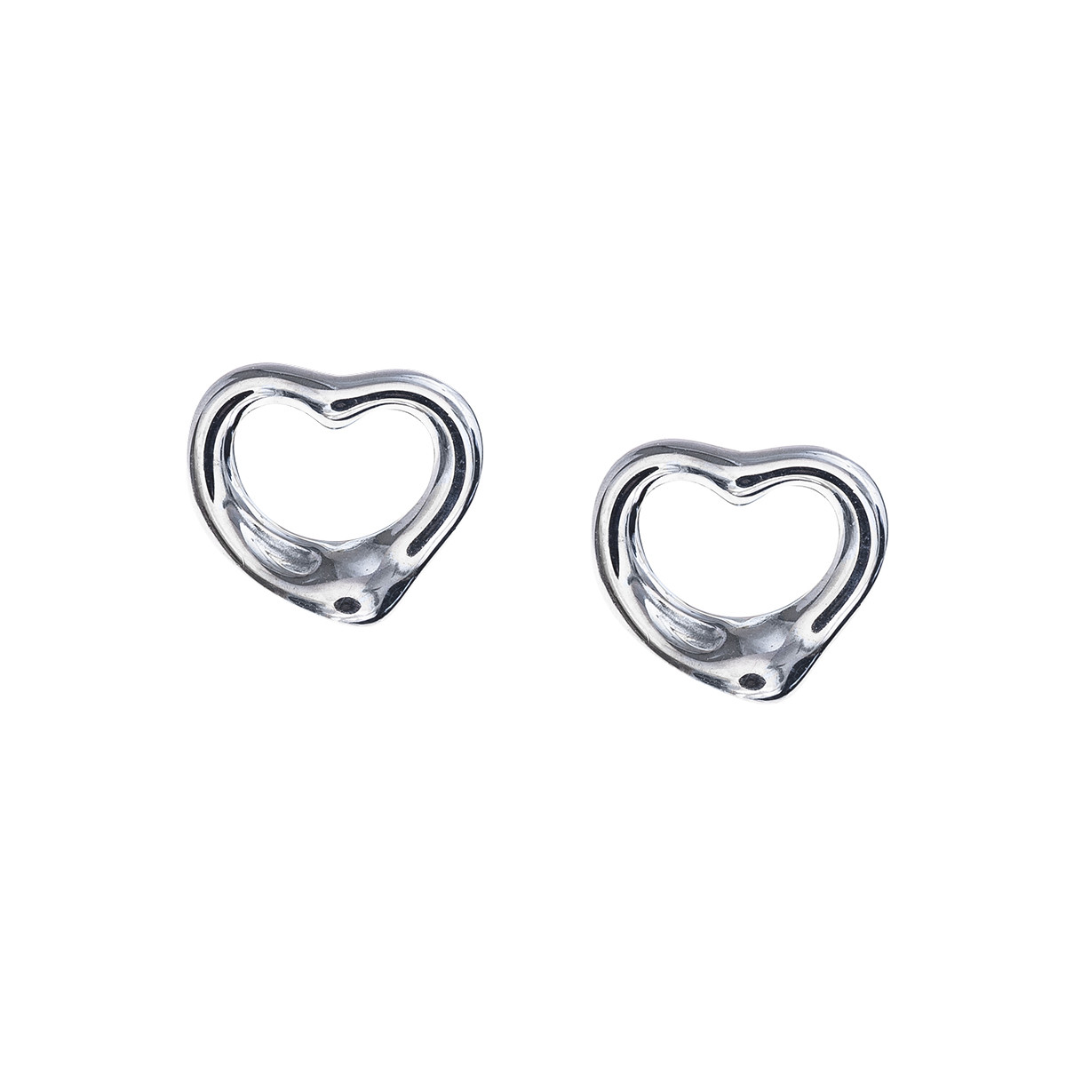 tiffany elsa peretti heart earrings