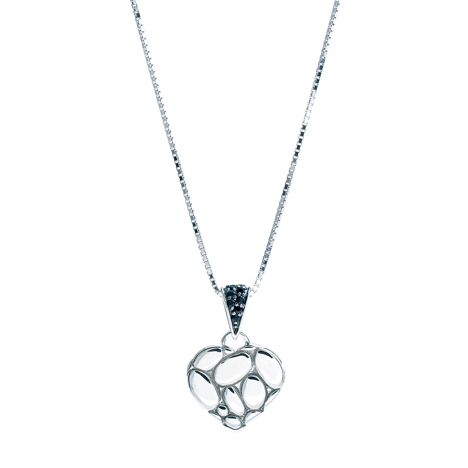 Hot Diamonds Small Heart Filigree Locket Pendant Necklace, Silver at John  Lewis & Partners