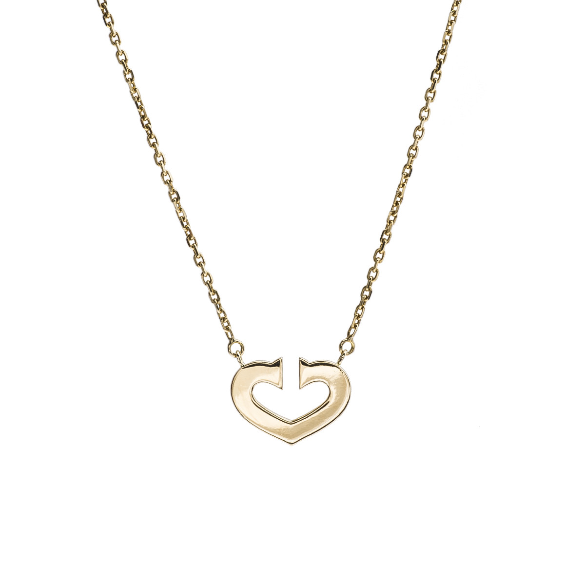 cartier heart pendant