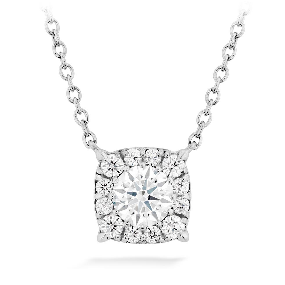 New Hearts On Fire® 0.53 CTW Diamond Halo Necklace