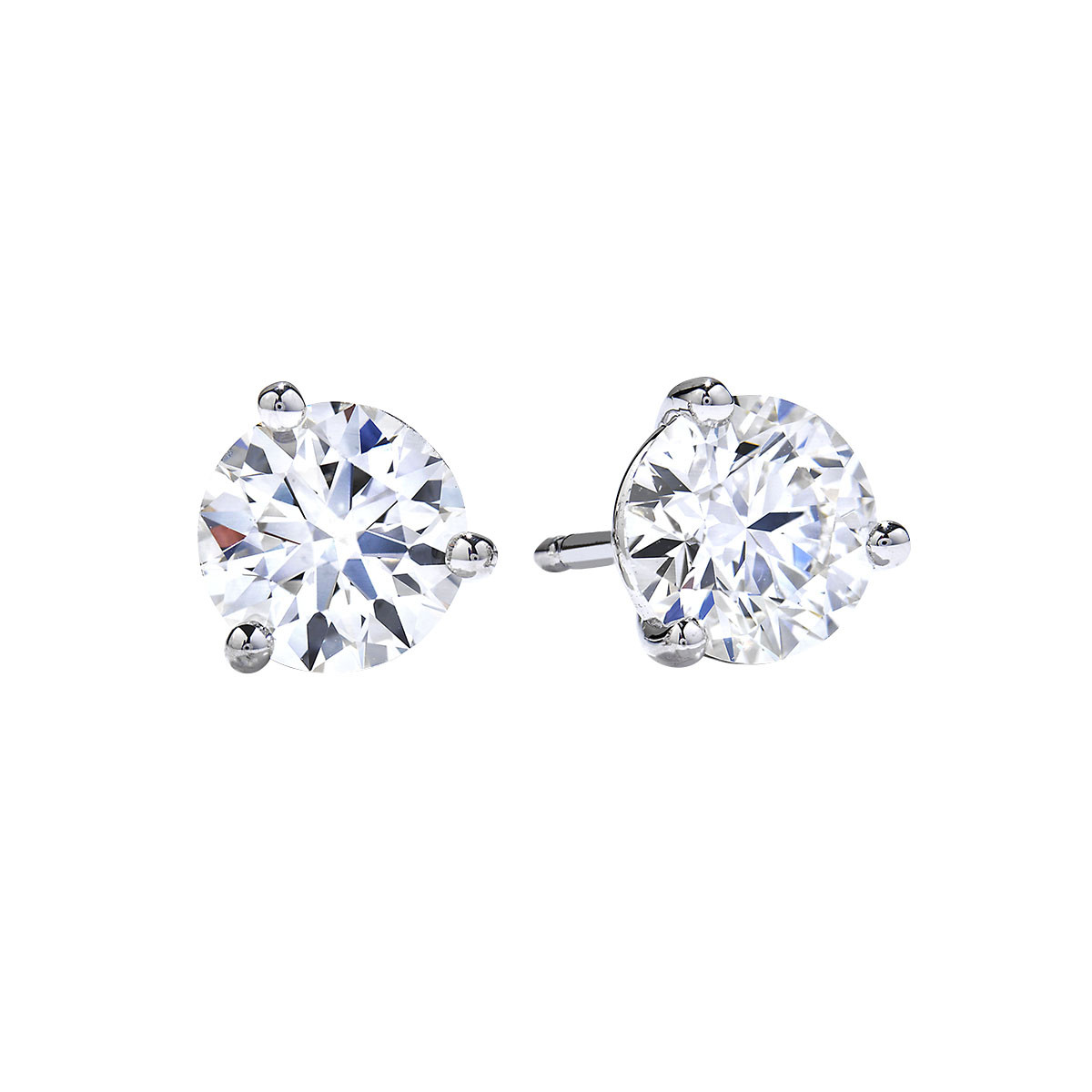 New Hearts On Fire® 1.40 CTW Diamond Stud Earrings