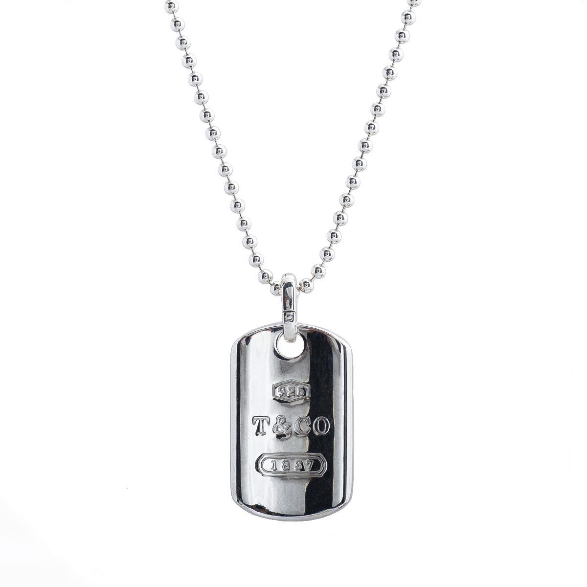 tiffany dog tag mens