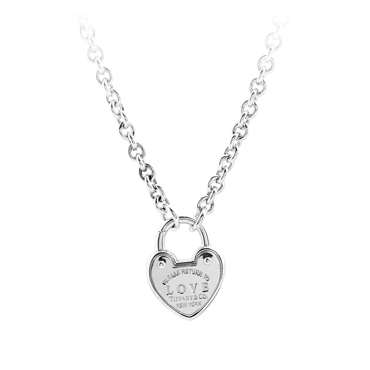 tiffany and co love lock necklace