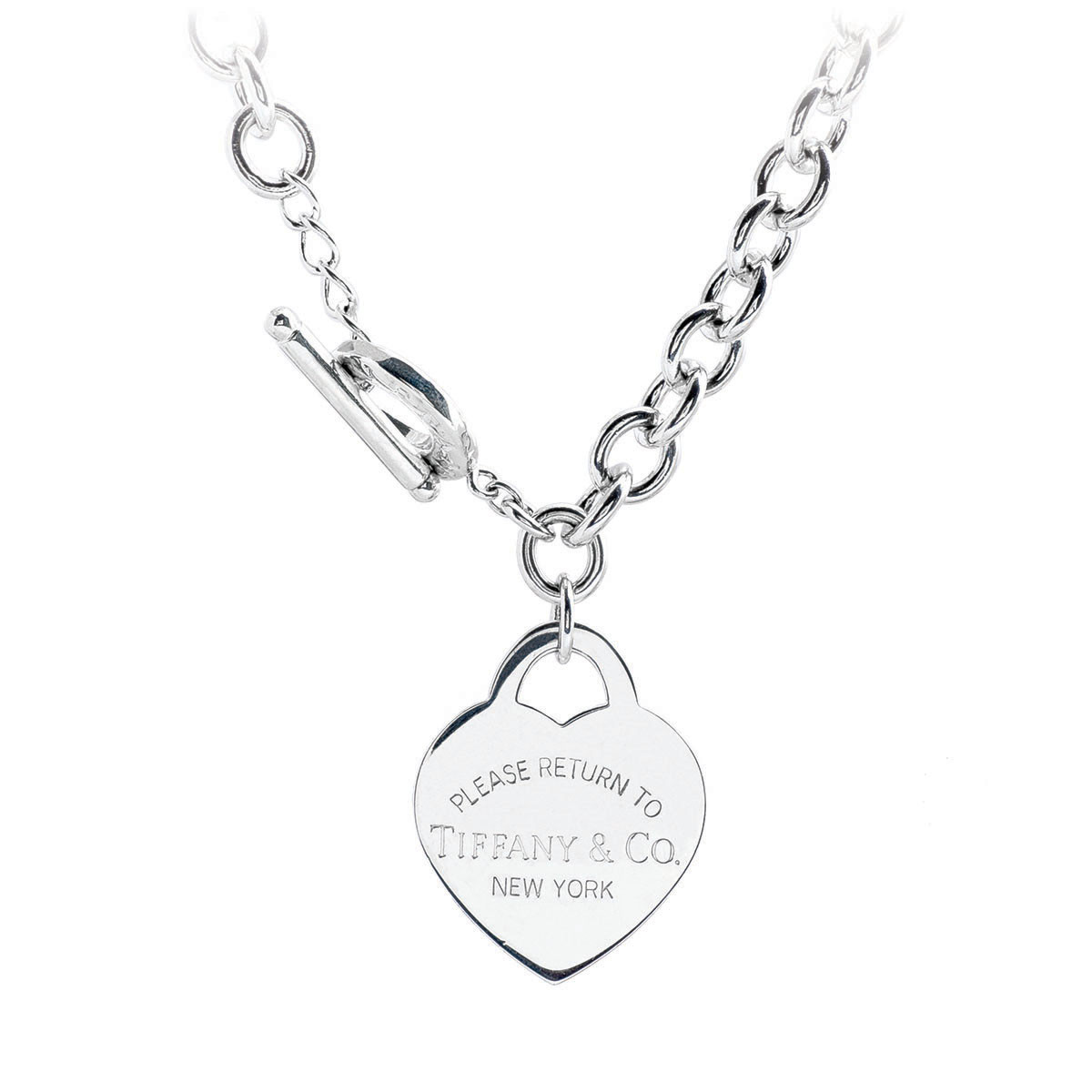 return to tiffany heart toggle necklace