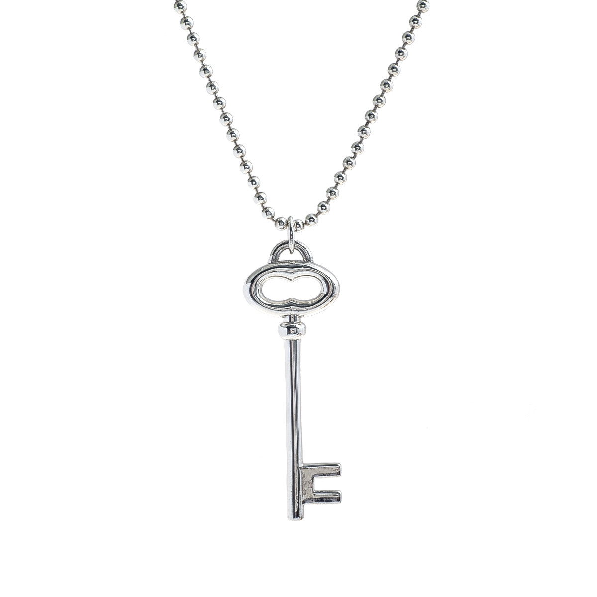 Tiffany & Co. Large Key Necklace in Sterling Silver