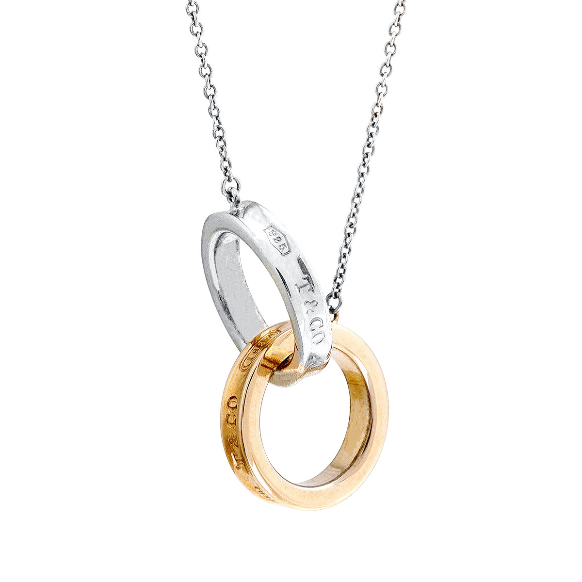 tiffany and co interlocking circles necklace