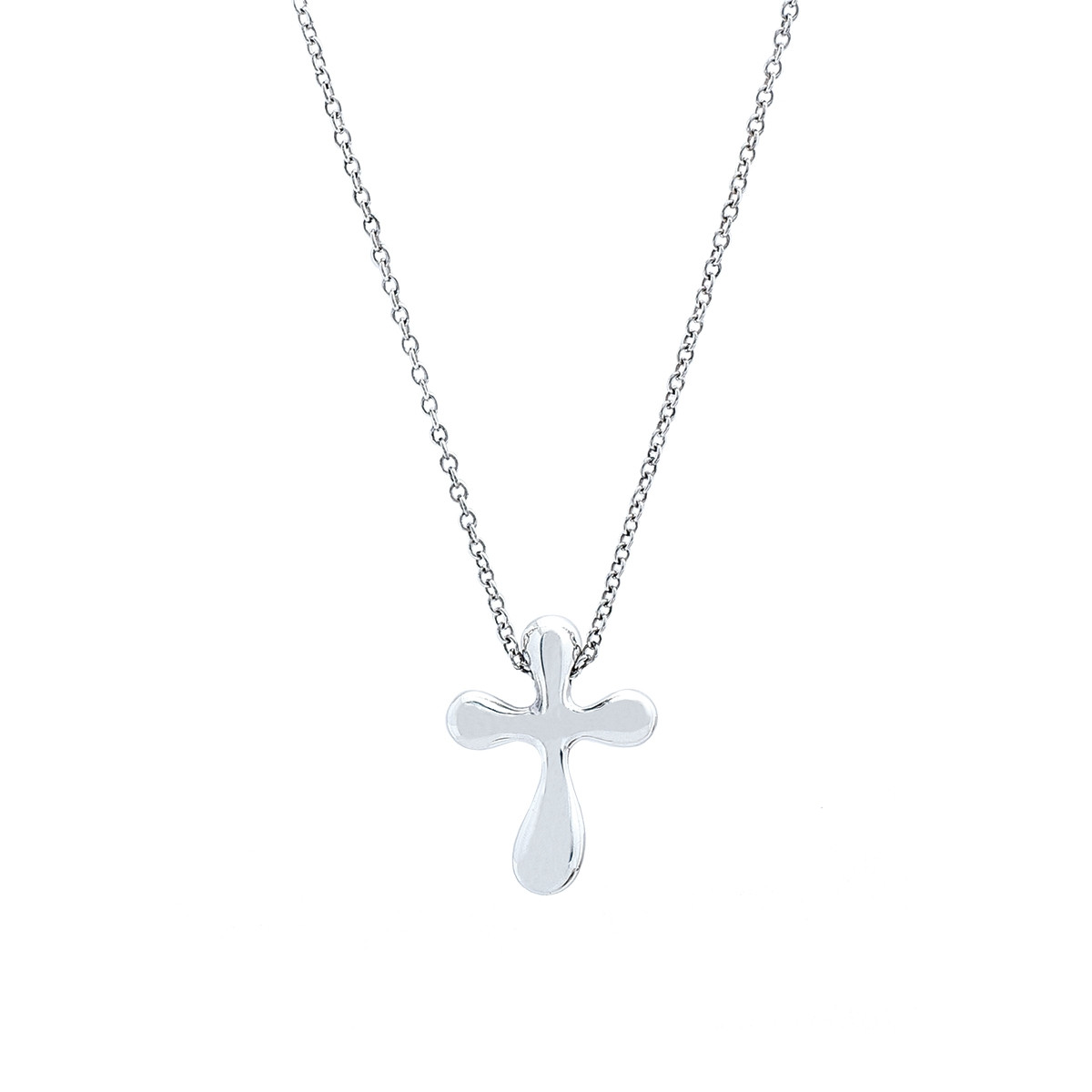 tiffany and co silver cross necklace