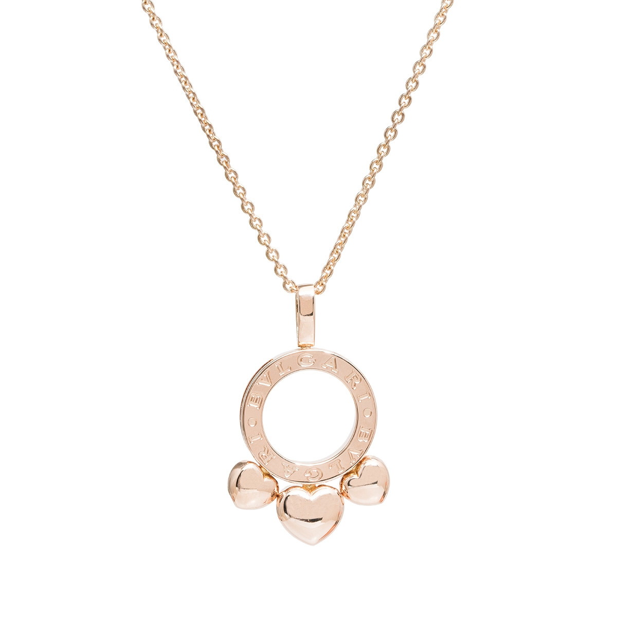 Bvlgari best sale heart pendant