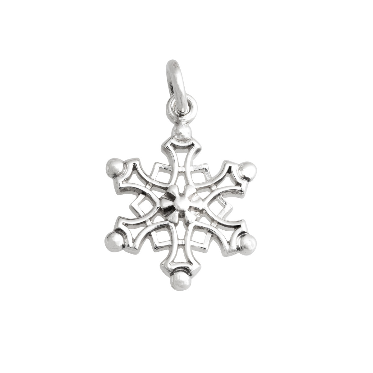 Sterling Silver Snowflake Charm, Charm Factory