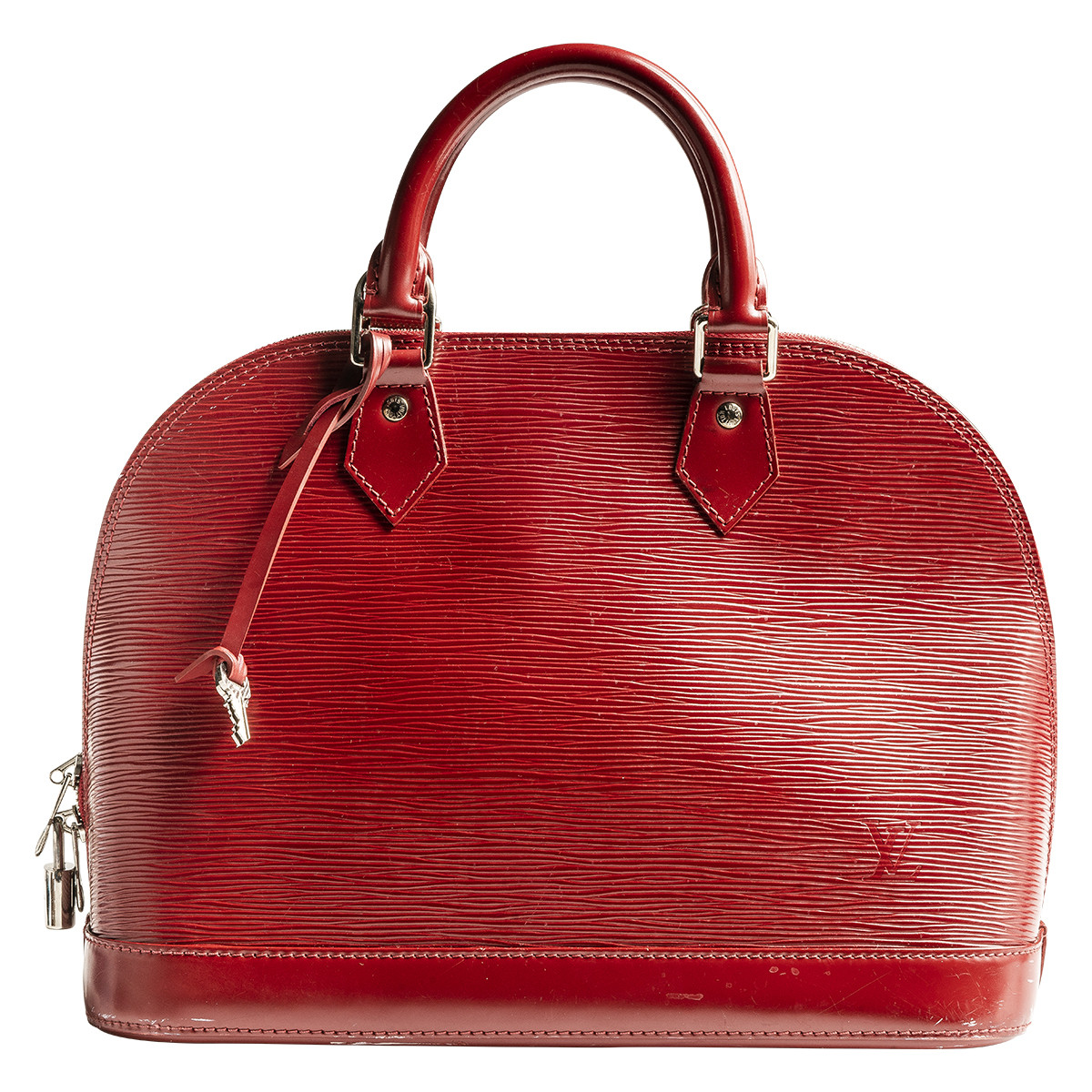 Louis Vuitton Vintage Alma Handbag Epi Leather PM Red 2292531