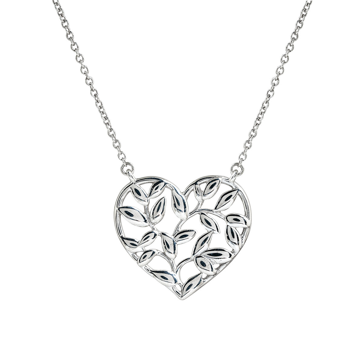 paloma picasso olive leaf heart pendant