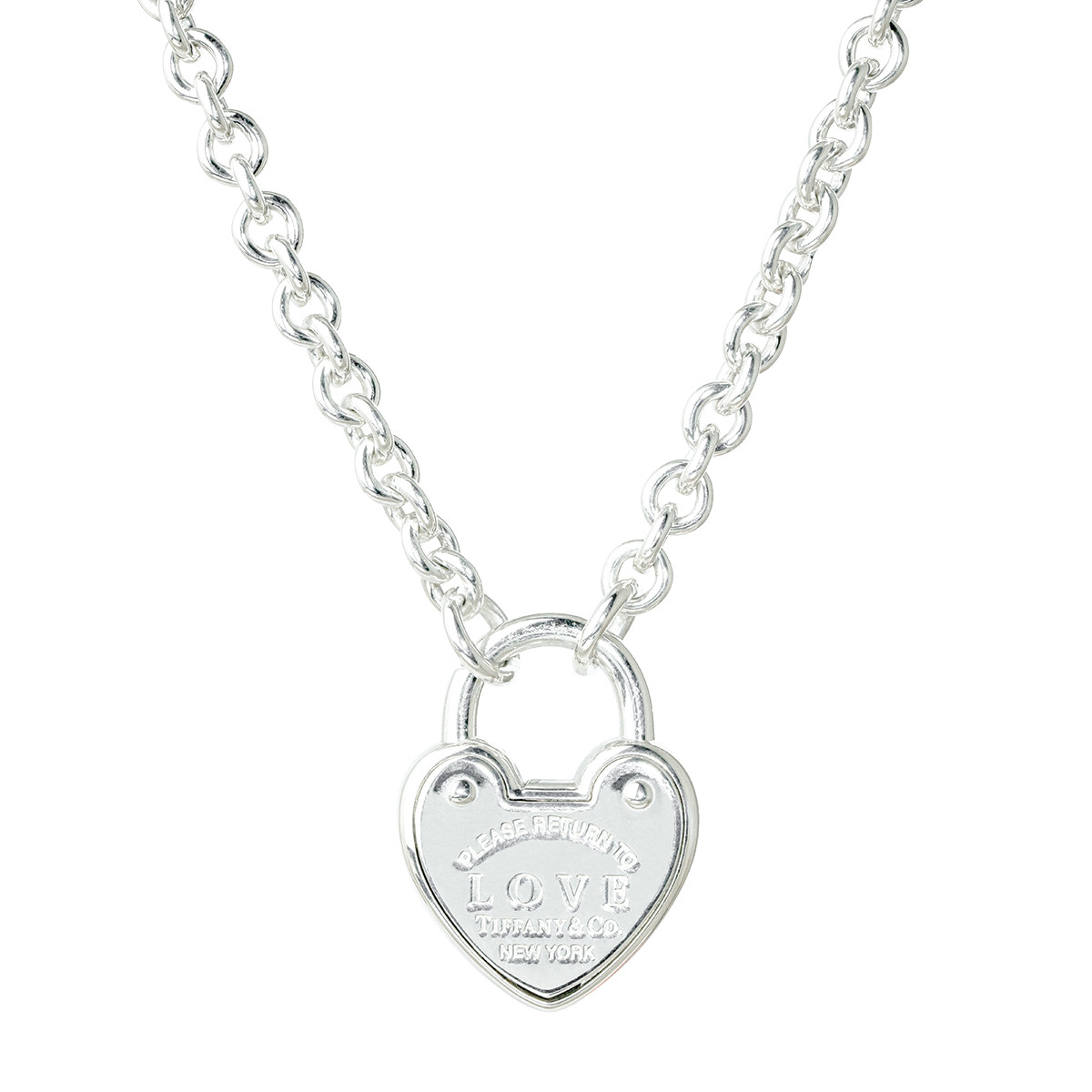 heart tag necklace