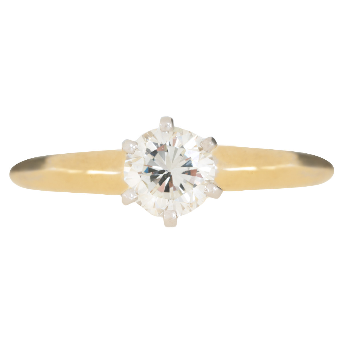 Vintage 0.51 CTW Diamond Engagement Ring - Shop Jewelry, Watches ...