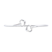 Tiffany & Co. Vintage Open Heart Station Bracelet