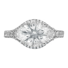 New 4.30 CTW Lab-Grown Diamond 3-Stone Engagement Ring