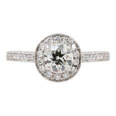 Vintage 1.29 CTW Diamond Engagement Ring
