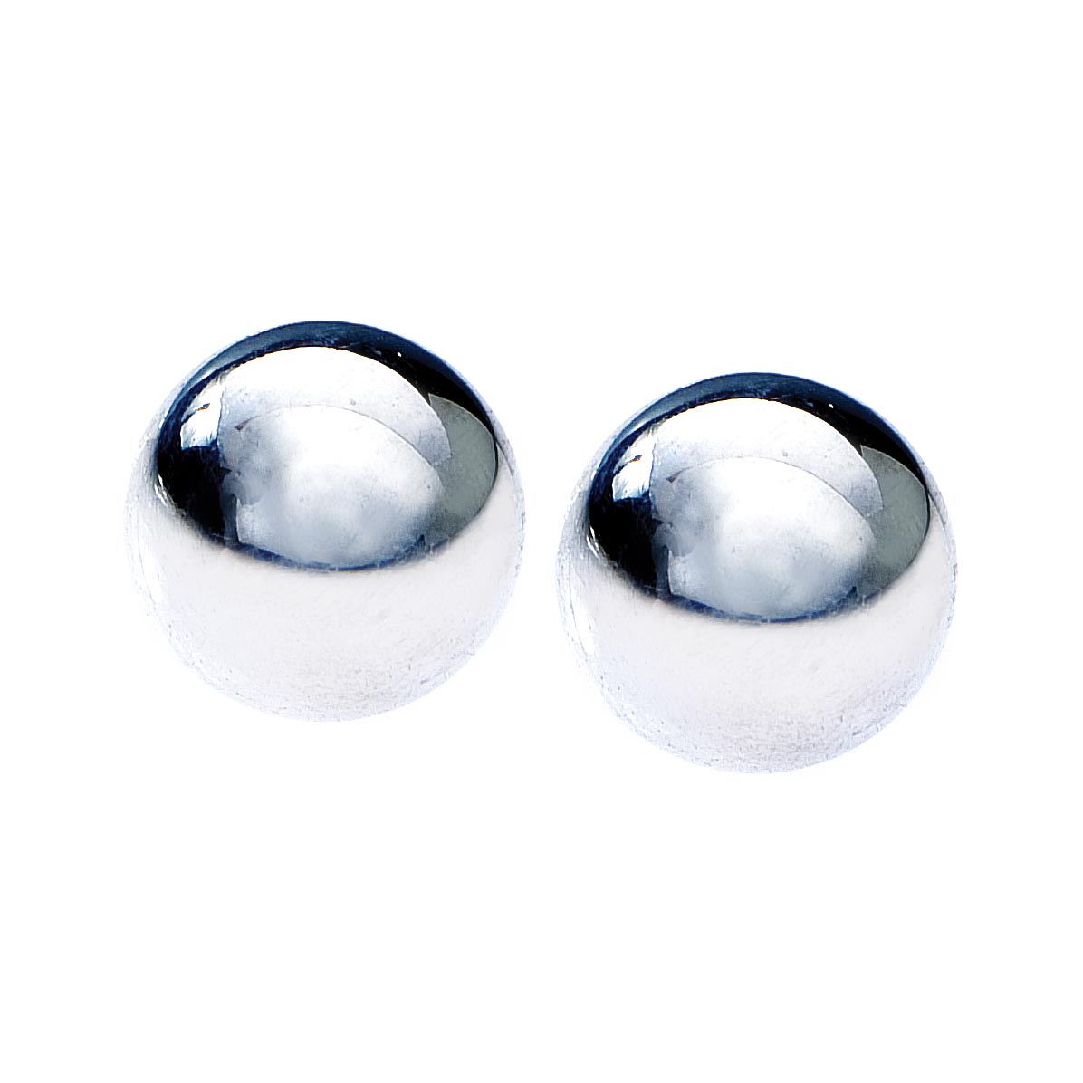 a set of grey pearl earrings 