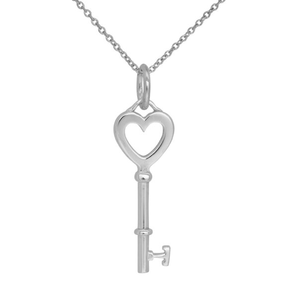 Vintage Tiffany & Co. Heart Mini Key Pendant