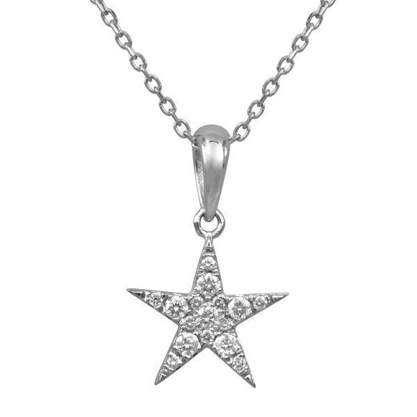 New 0.15 CTW Diamond Star Pendant