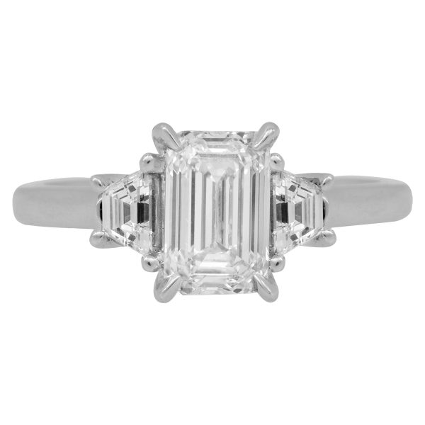 New 2.52 Carats Lab-Grown Diamond 3-Stone Engagement Ring