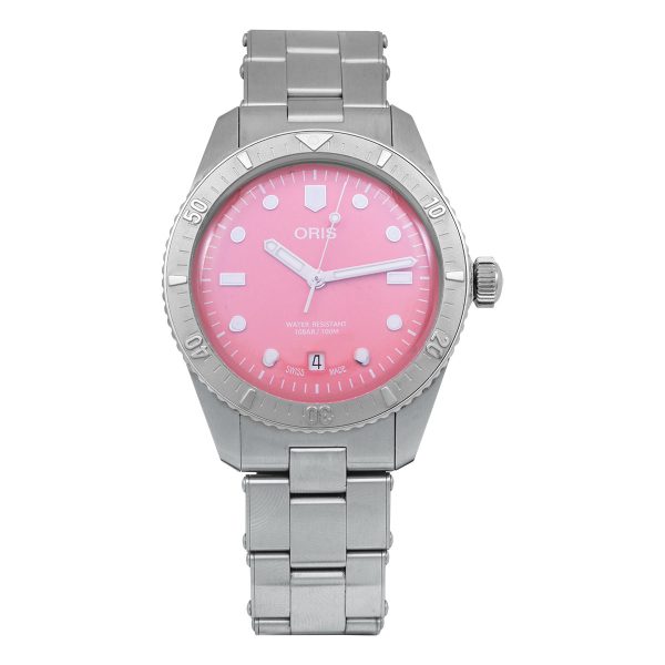 Pre-Owned Women's Oris Pink Cotton Candy Dial Watch