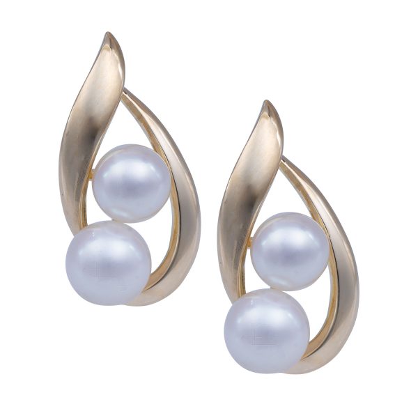 Vintage Mikimoto Pearl Earrings