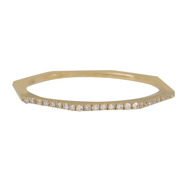 New Venetti 0.08 CTW Diamond Octagon Band